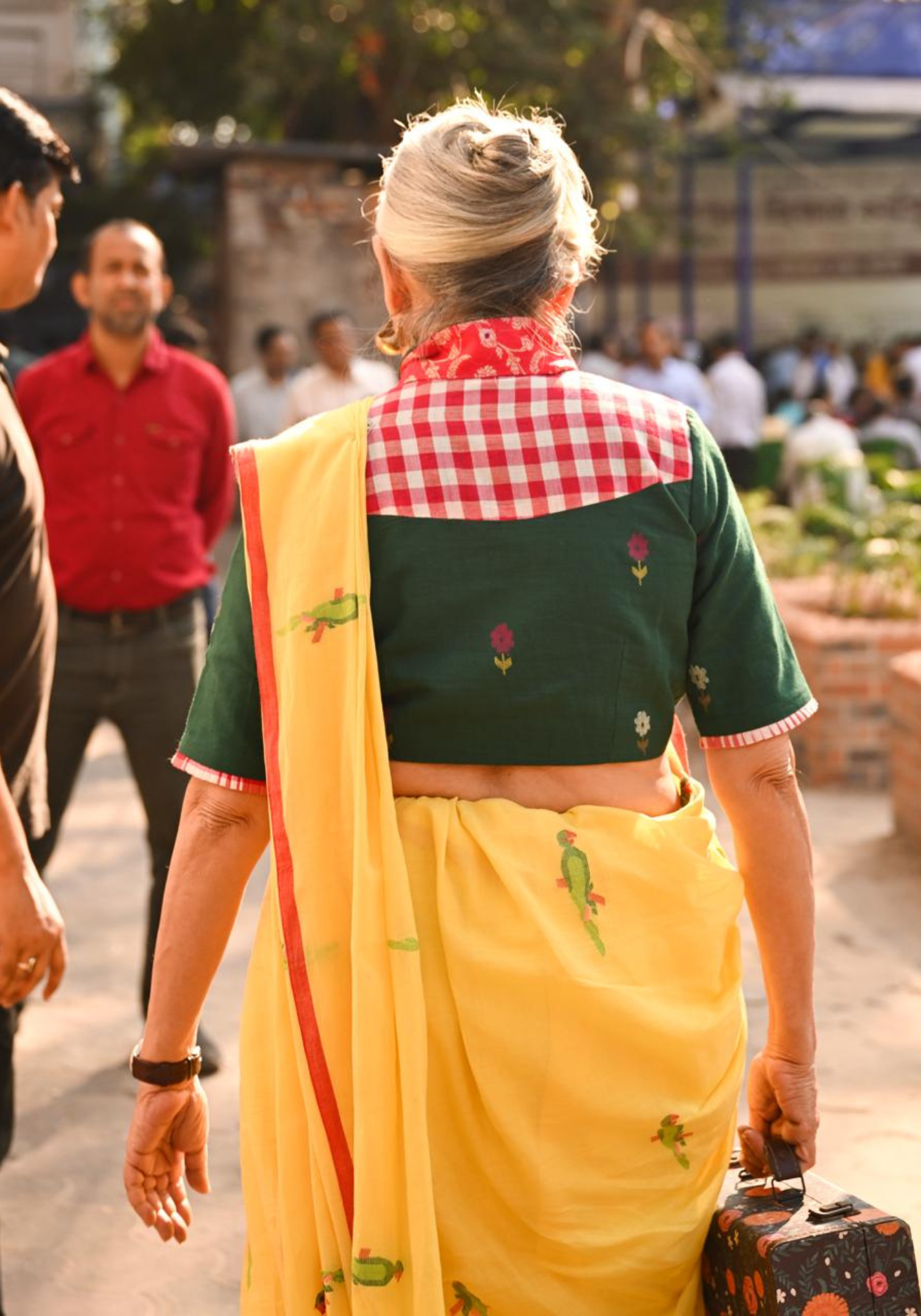 CUSTARD YELLOW TIYA JAMDANI SAREE