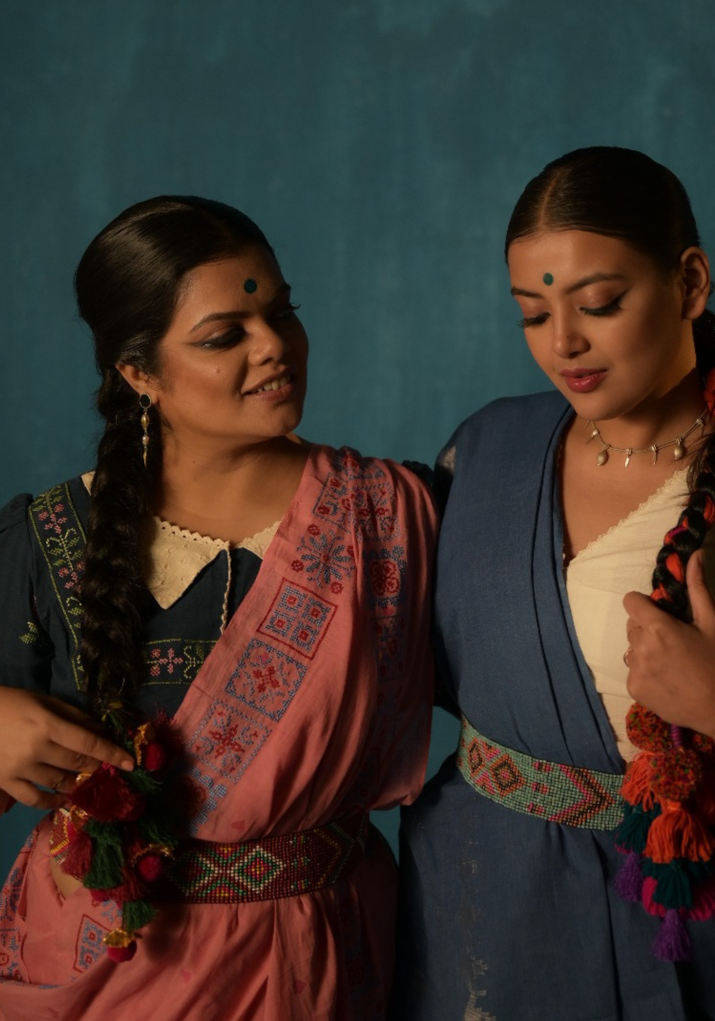 PEACH CHATURANGA SAREE