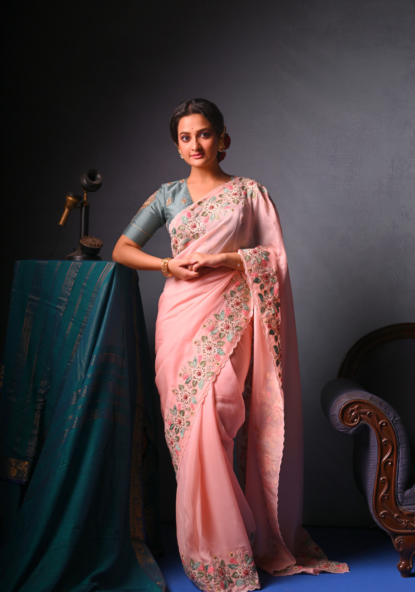GULABO GARDEN ORGANZA SAREE