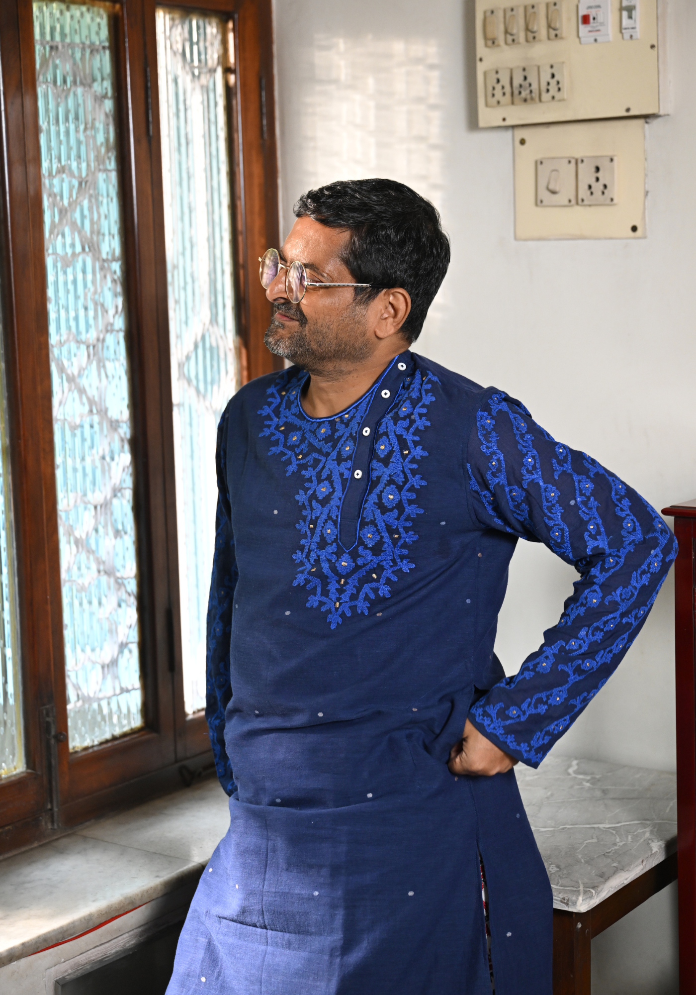 NEEL SARAT KURTA