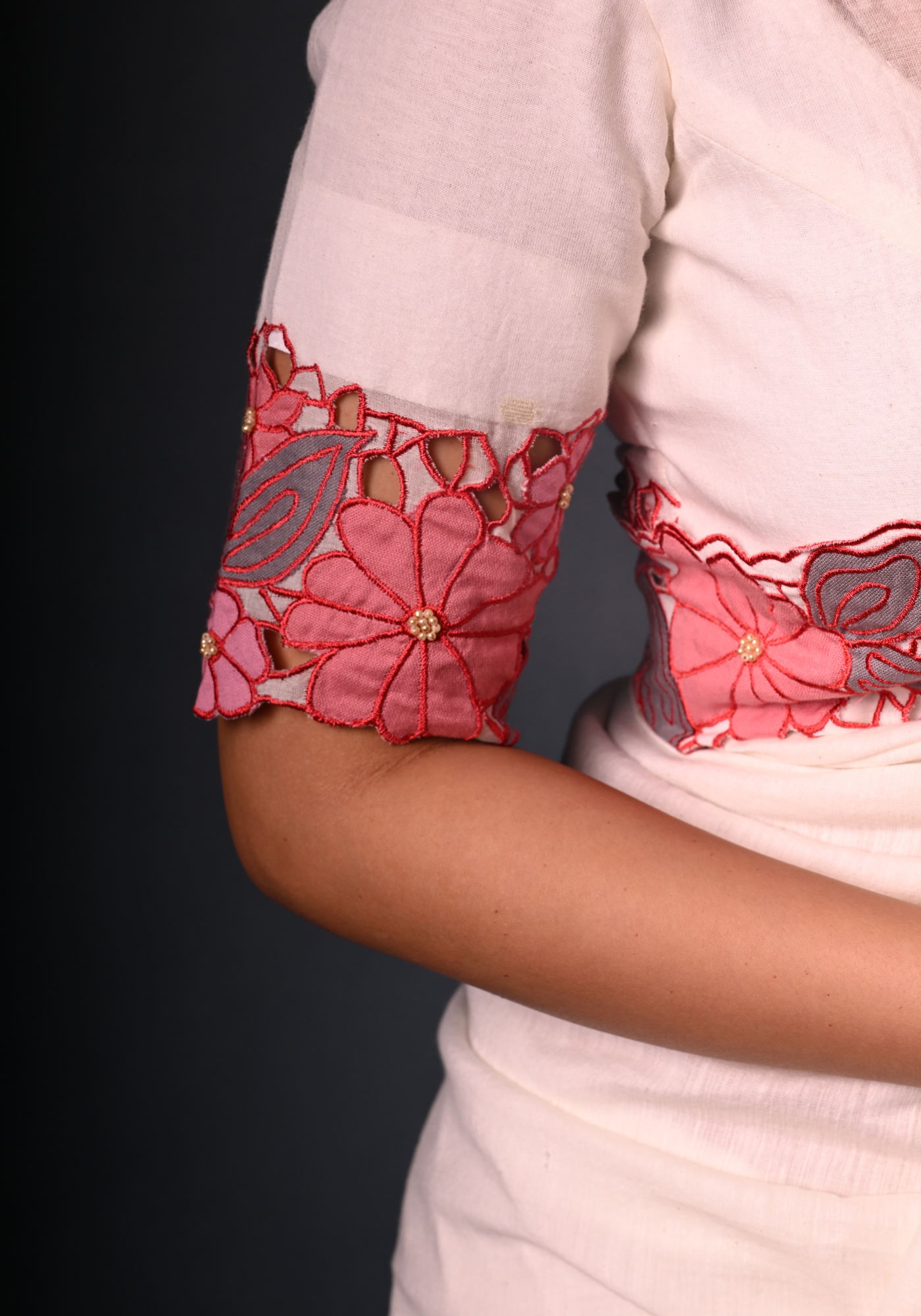 SHADA CUTWORK MADHABILATA BLOUSE
