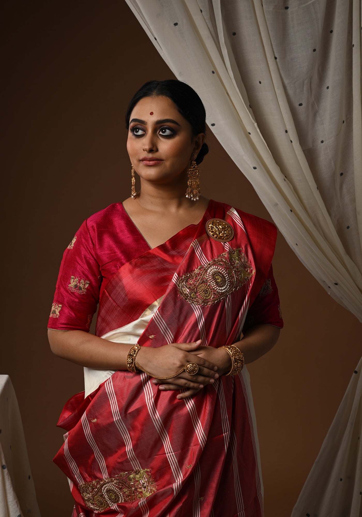 RANI JORA MAYUR BLOUSE