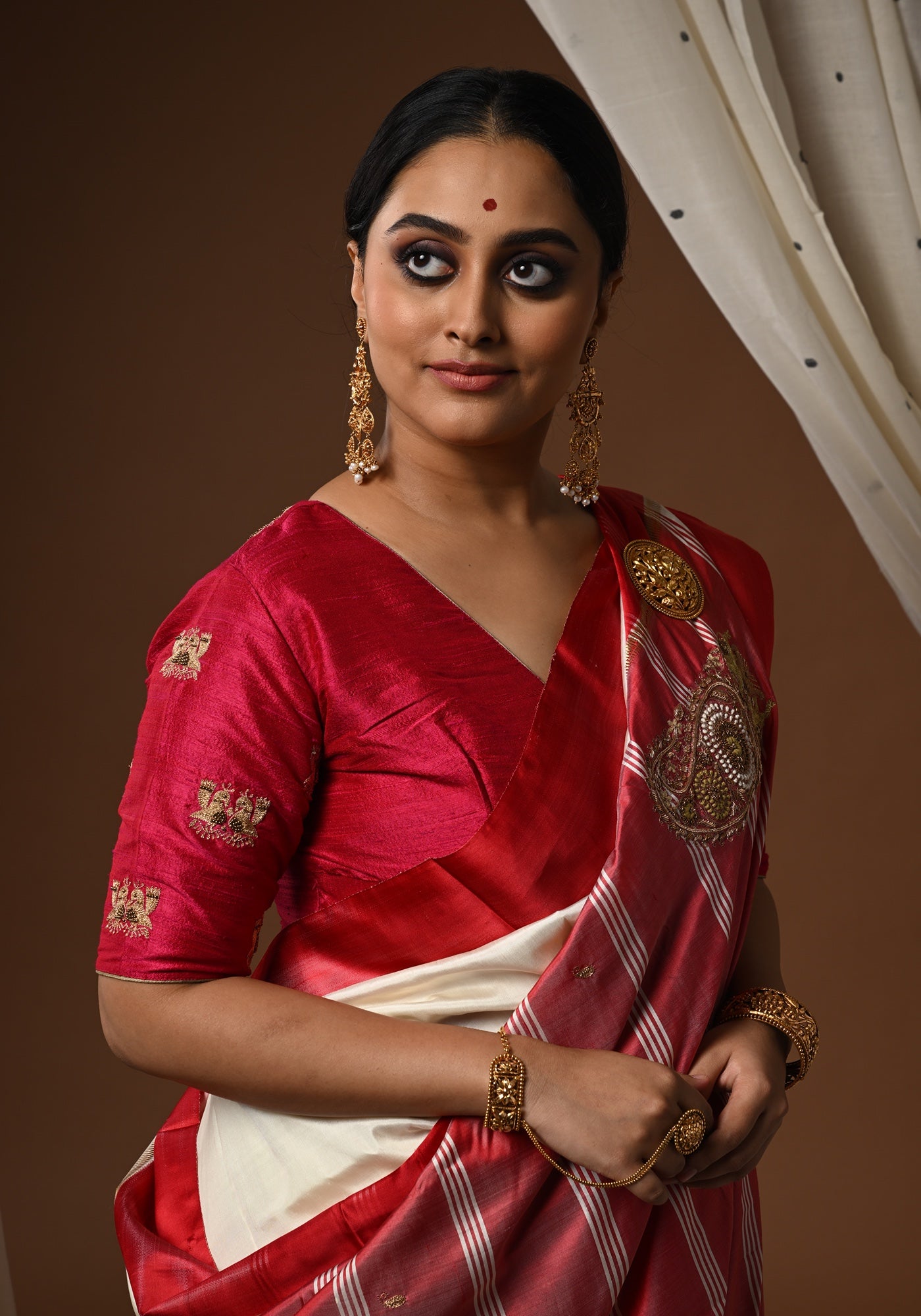 RANI JORA MAYUR BLOUSE