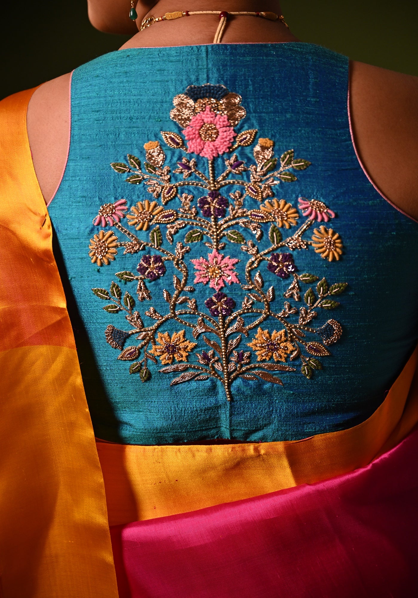 FIROZI MUGHAL TILE TREE BLOUSE