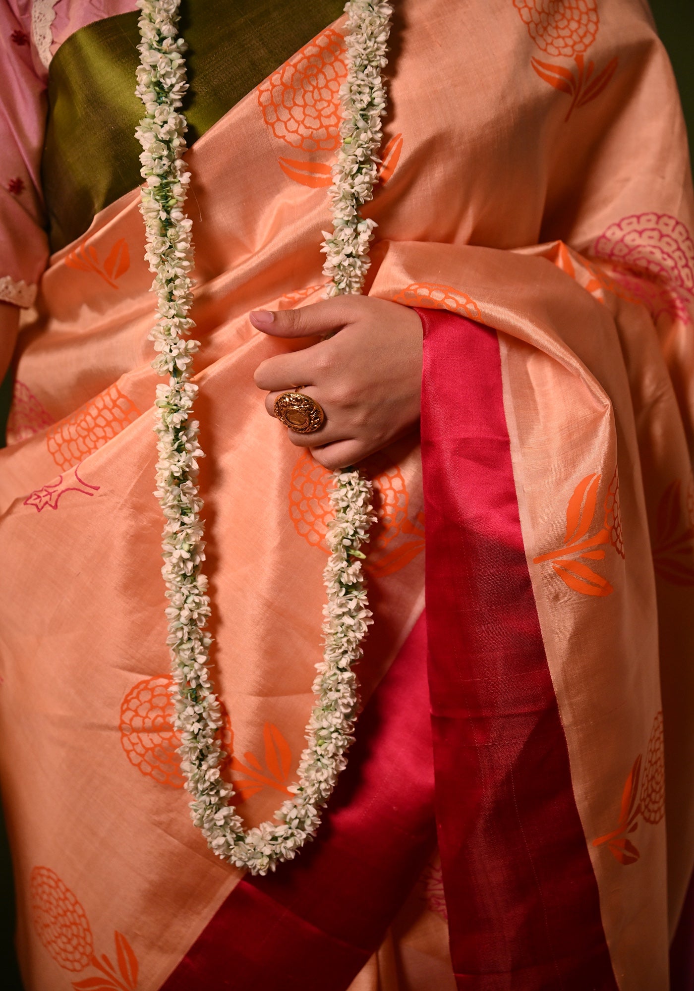 MISHTI DOI-MARIGOLD GOROD SAREE