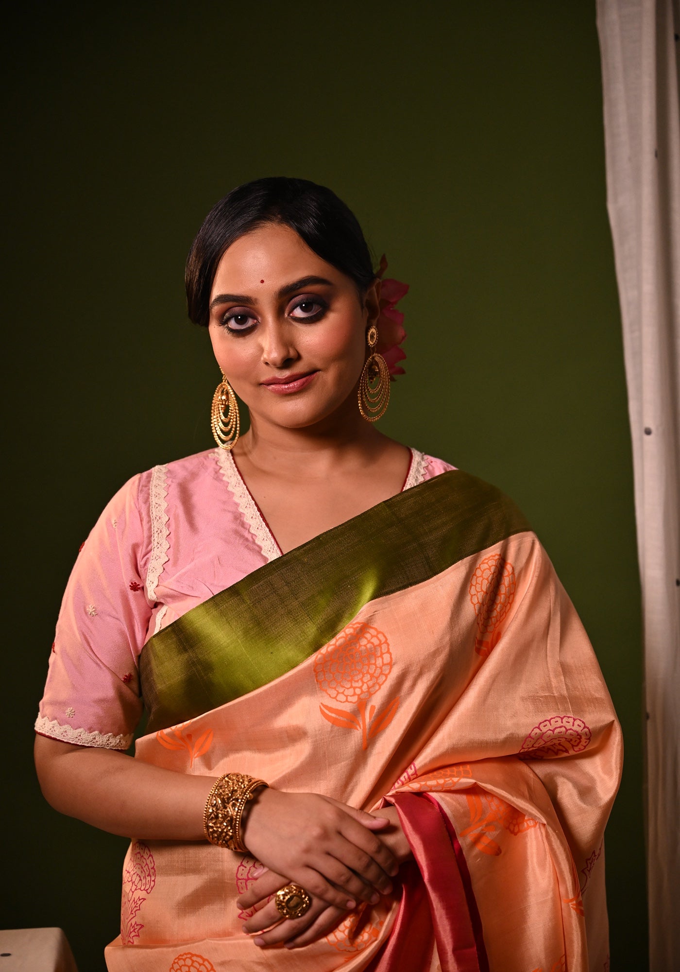 MISHTI DOI-MARIGOLD GOROD SAREE