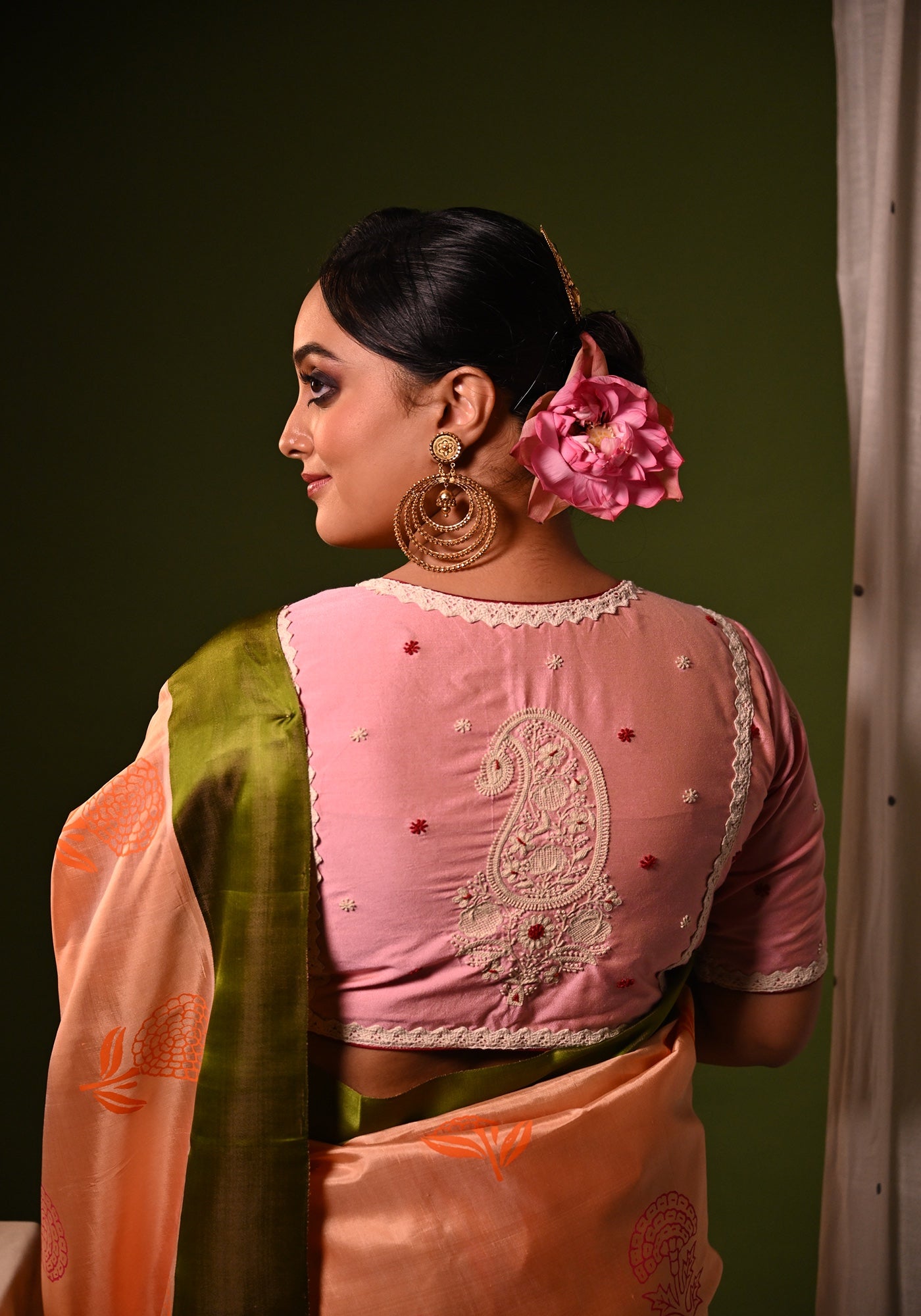 BLUSH PINK BIDISHA BLOUSE