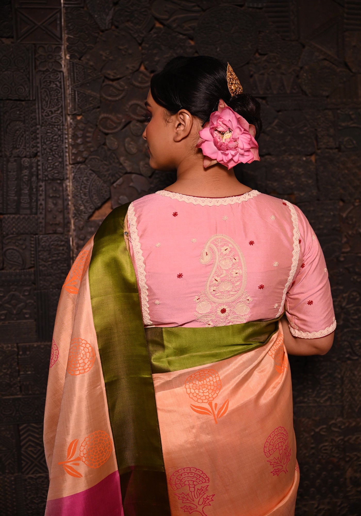 MISHTI DOI-MARIGOLD GOROD SAREE