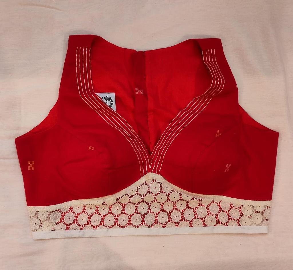 JAYA LAAL JAMDANI LACE BLOUSE