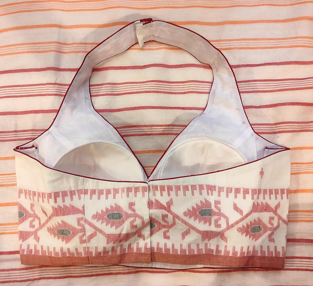 APARNA JAMDANI HALTER BLOUSE