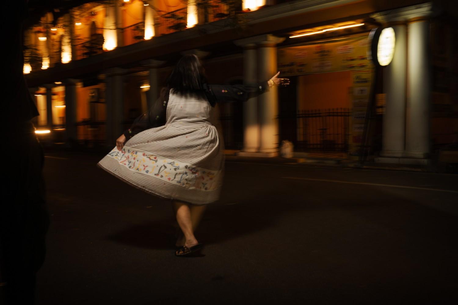 BREAD AND CHOCOLATE TUNIC DRESS