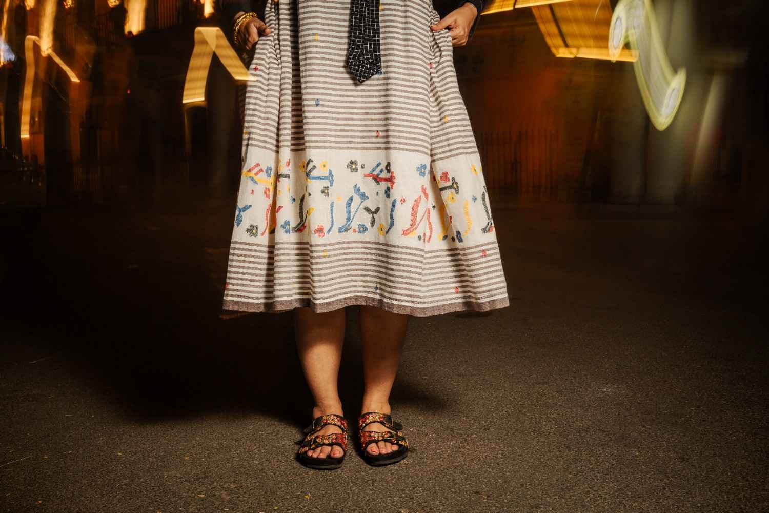 BREAD AND CHOCOLATE TUNIC DRESS