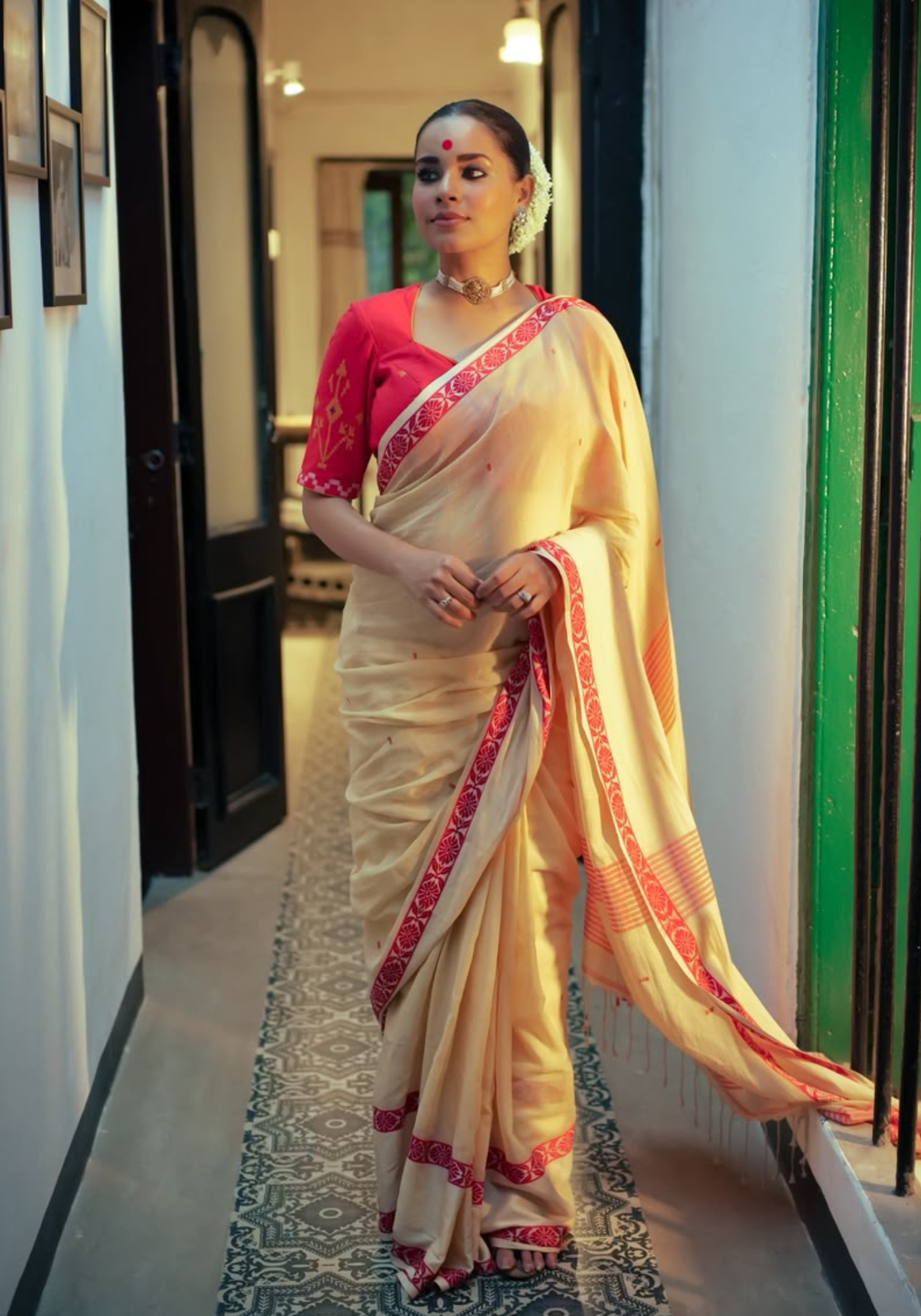 CHANDAN SINDUR SARBAJAYA SAREE