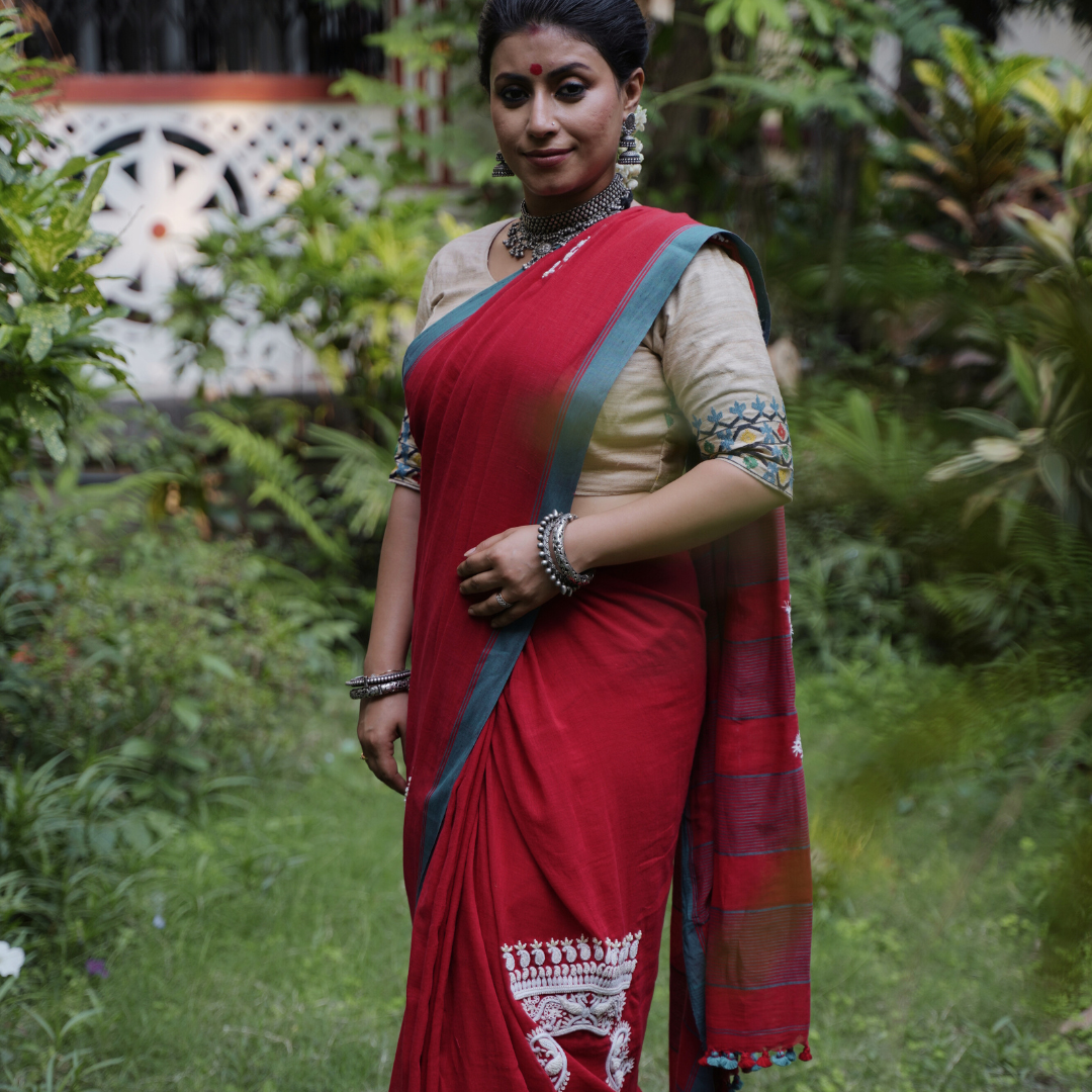 Laal Daaker Saj (Cotton)