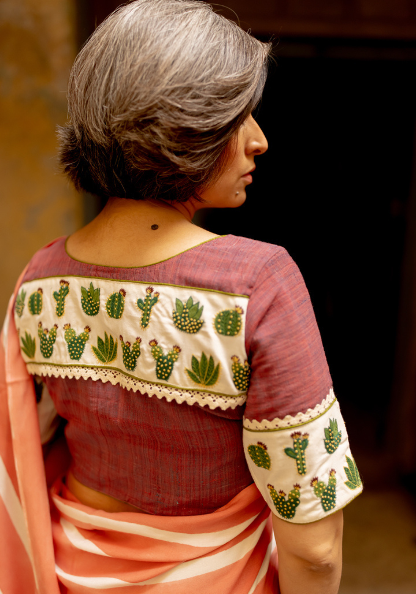 CAREFREE CACTI - blouse only
