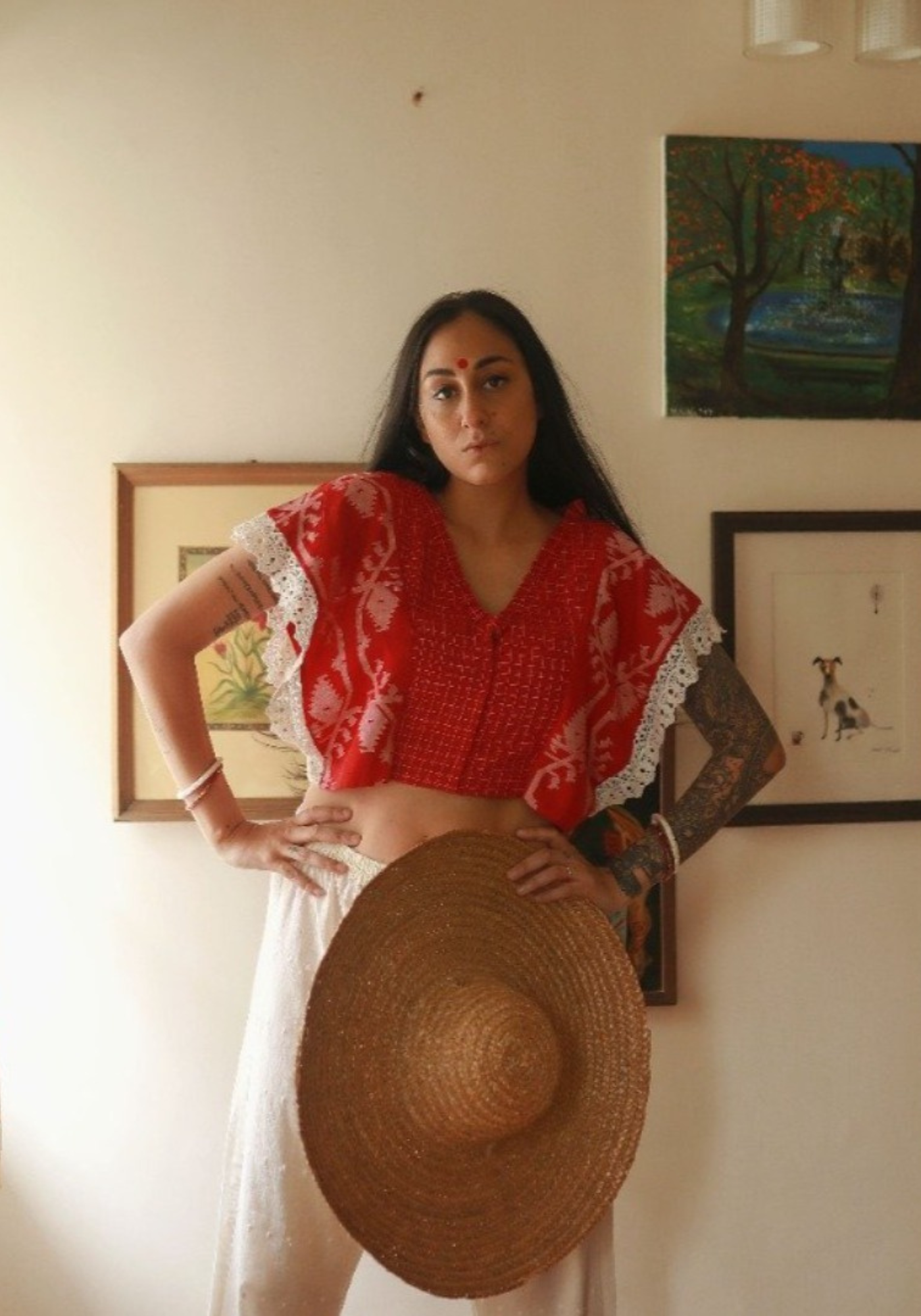 LAAL MINI KAFTAN BLOUSE