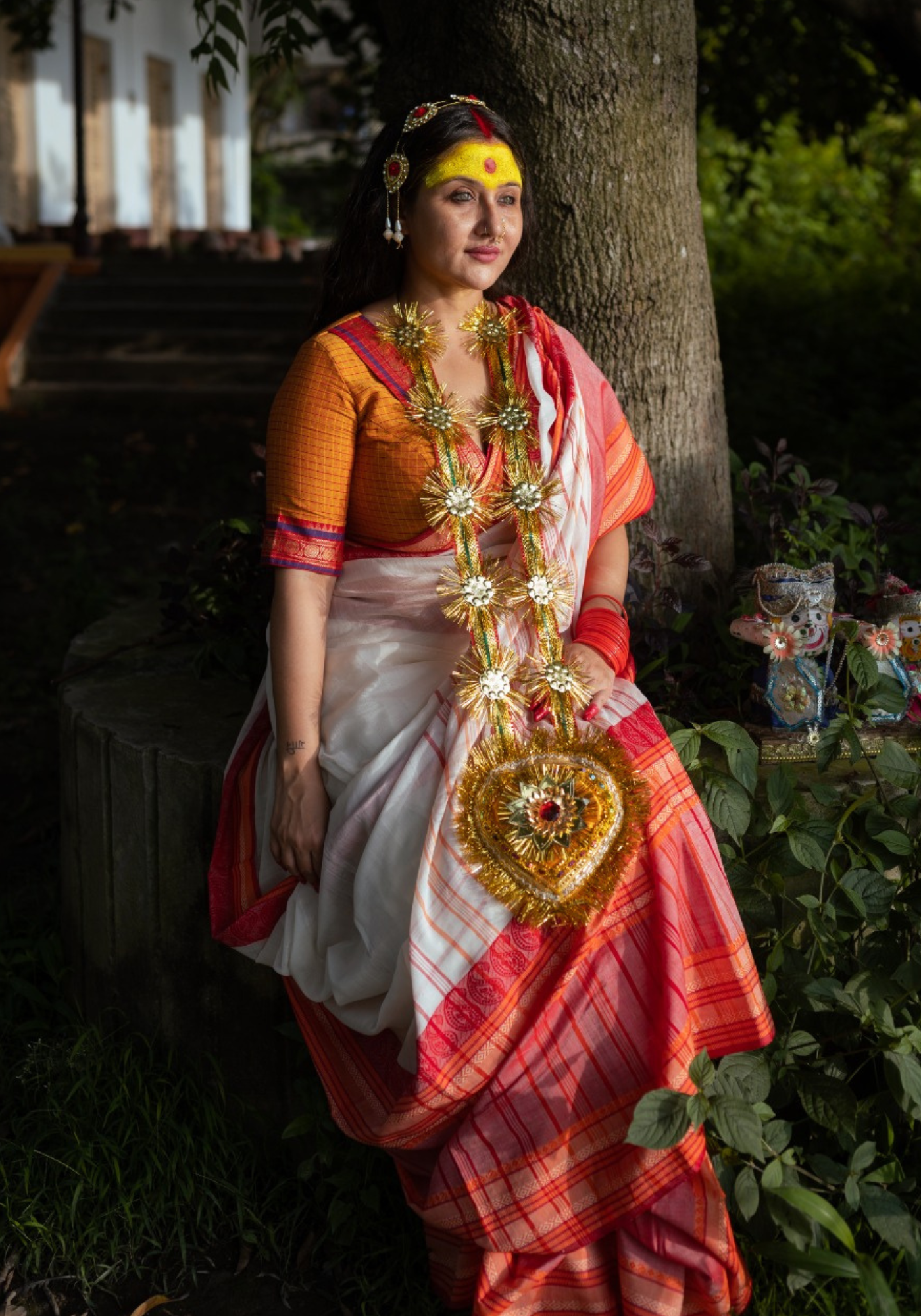 LAAL KOMOLA MAHA PAAR SAREE