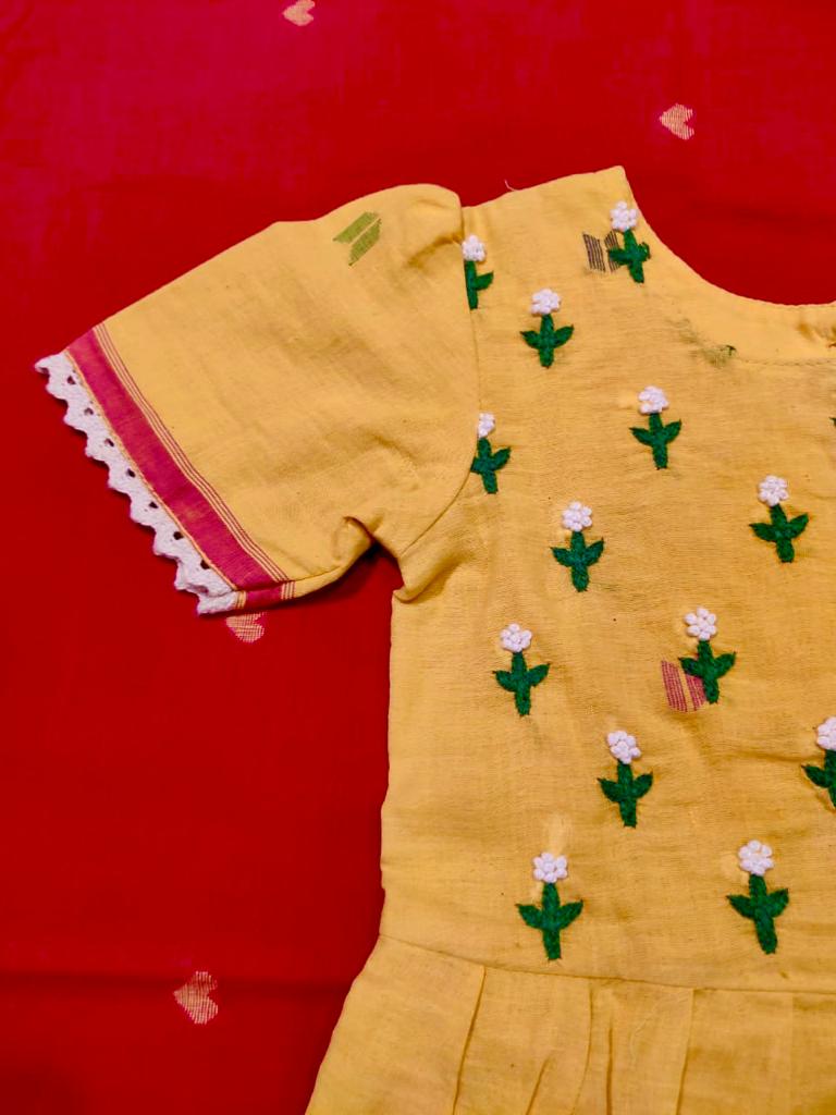 Yellow Bel Phool Jama