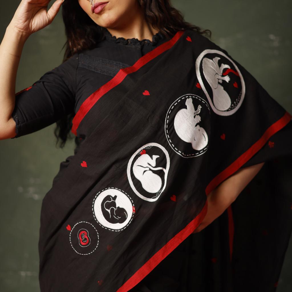 Womb to Heart Saree