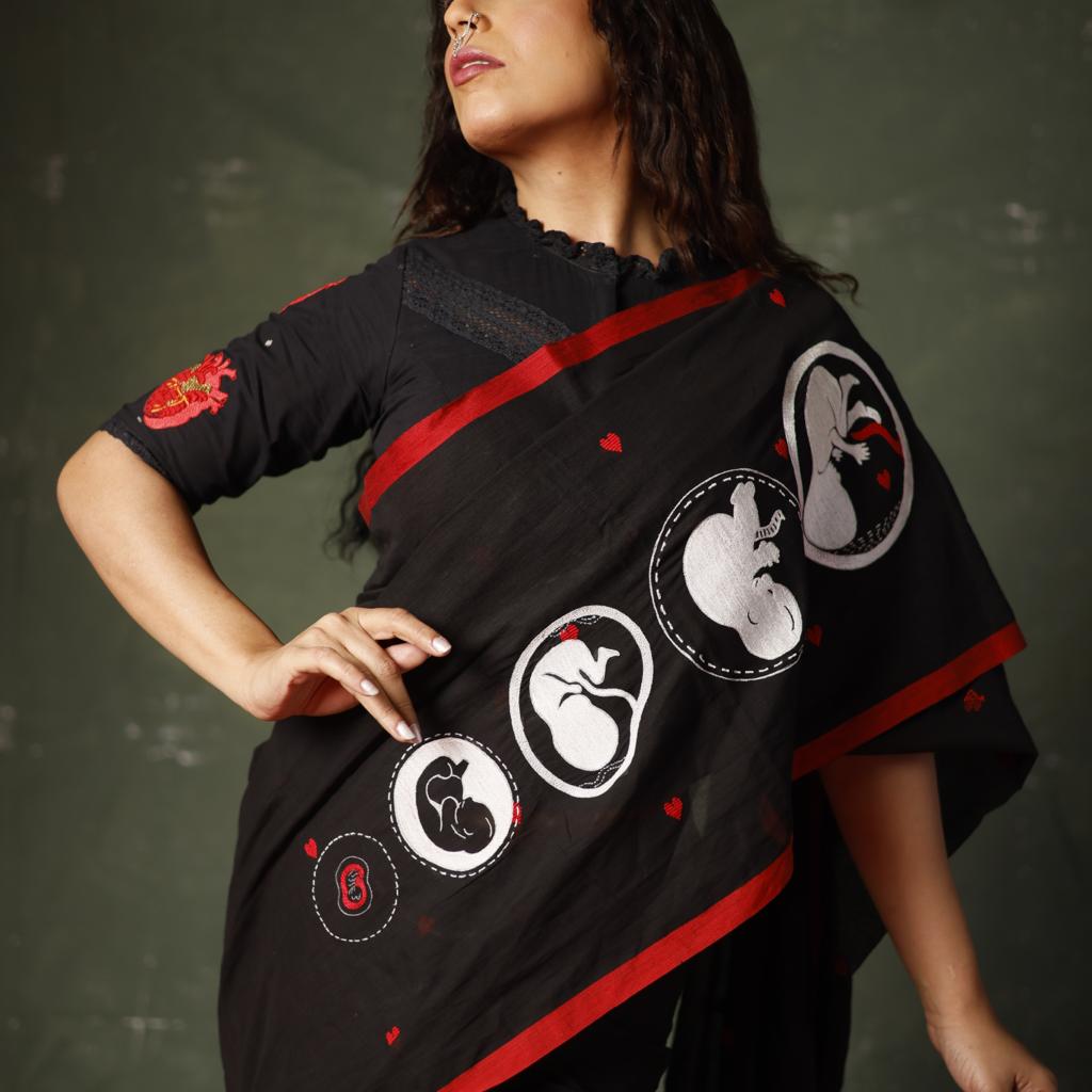 Womb to Heart Saree