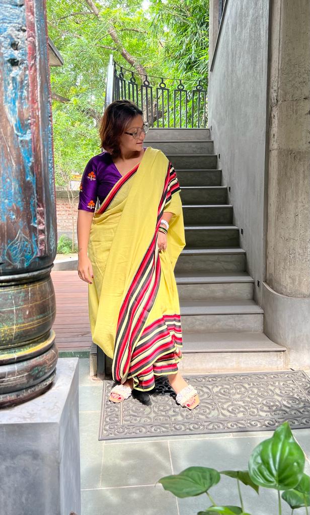 VIOLET MARIGOLD SILK BLOUSE