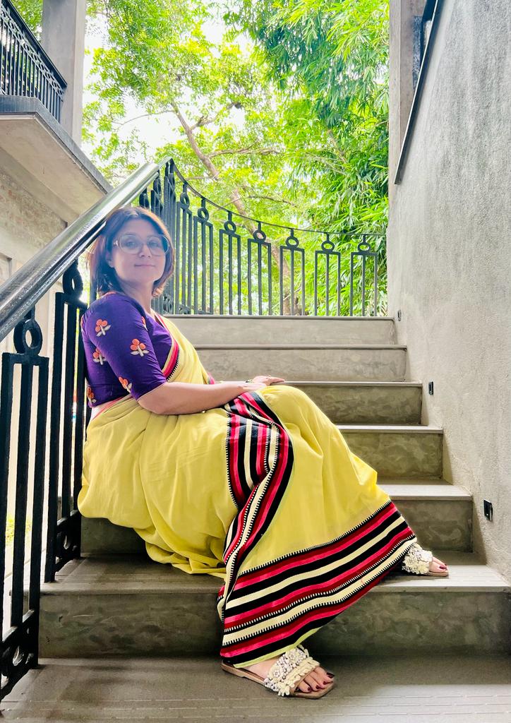 VIOLET MARIGOLD SILK BLOUSE