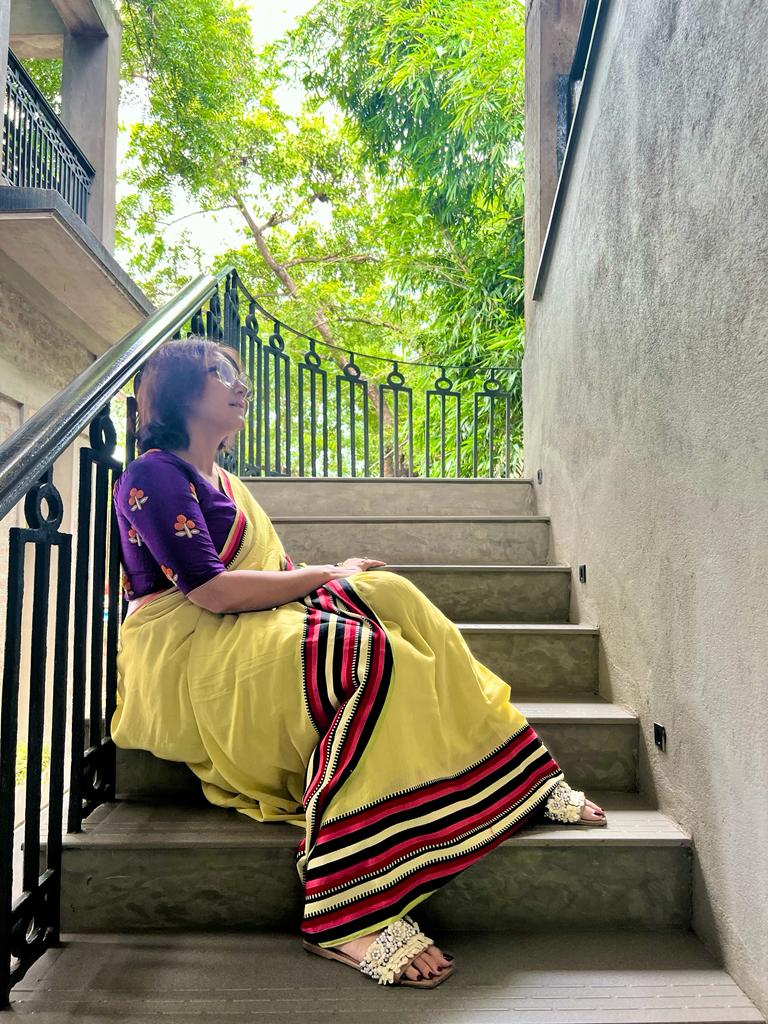 VIOLET MARIGOLD SILK BLOUSE