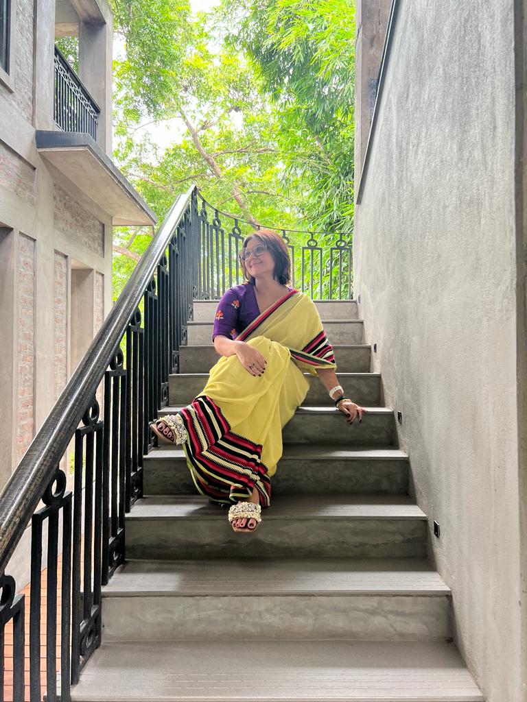 VIOLET MARIGOLD SILK BLOUSE