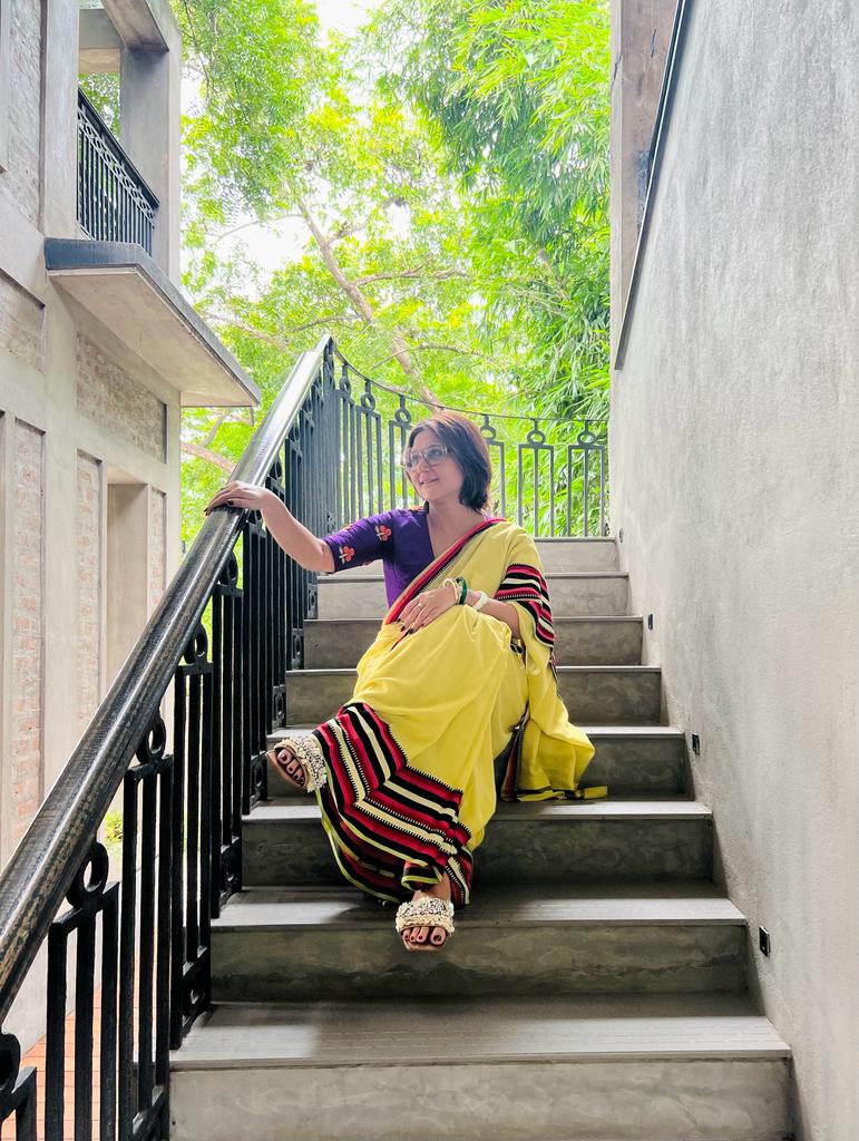 VIOLET MARIGOLD SILK BLOUSE
