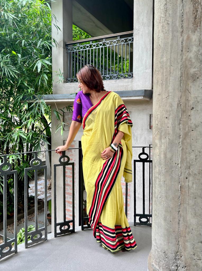 VIOLET MARIGOLD SILK BLOUSE