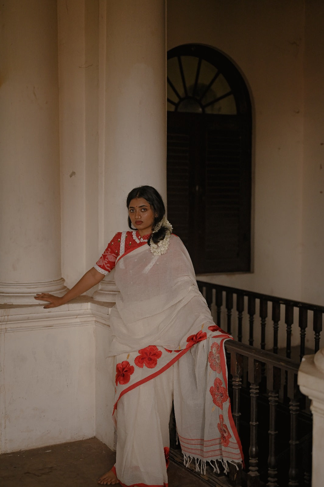 CHEMBARATHI (HIBISCUS) SAREE