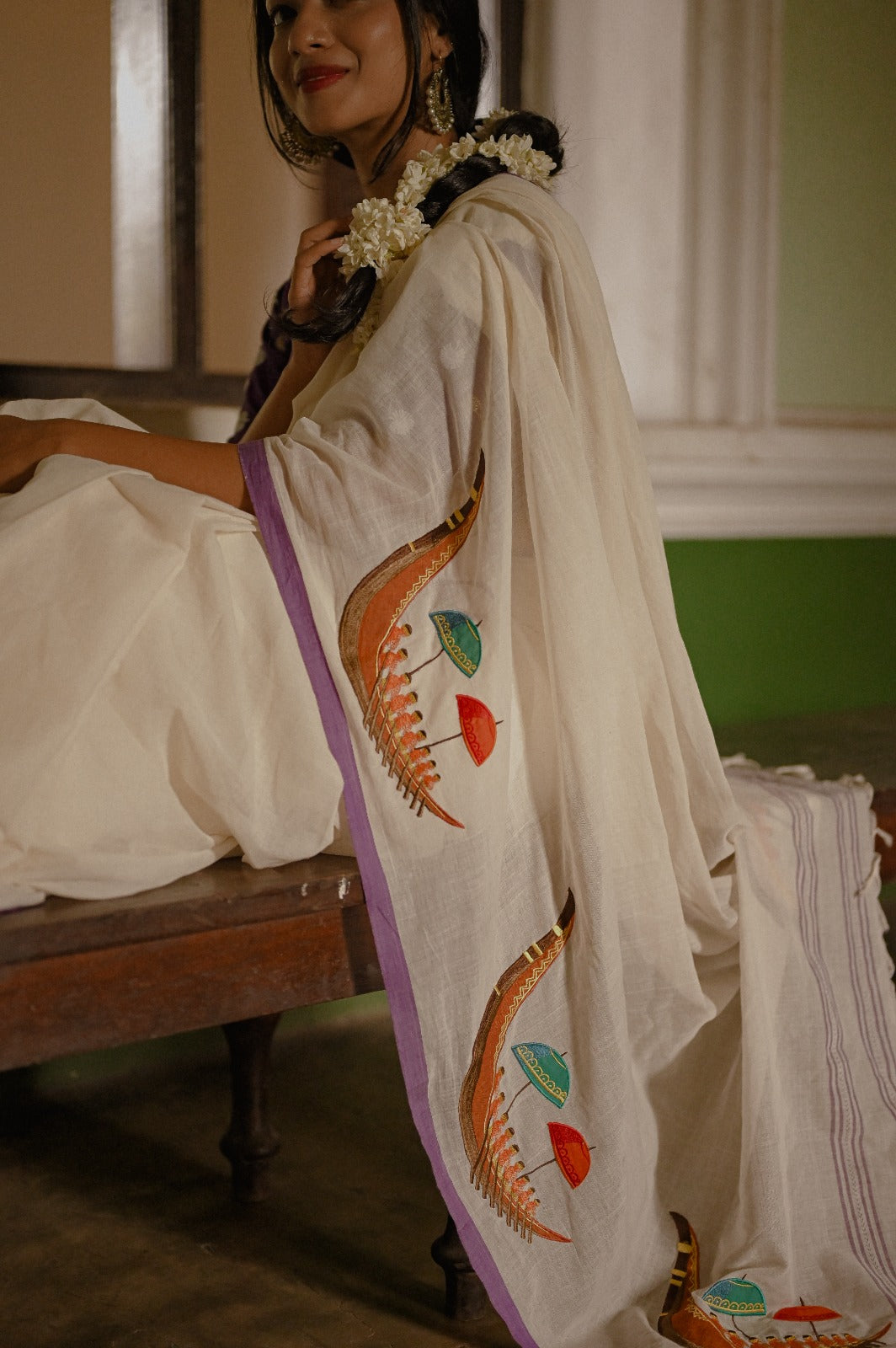 KERALA SNAKE BOAT SAREE