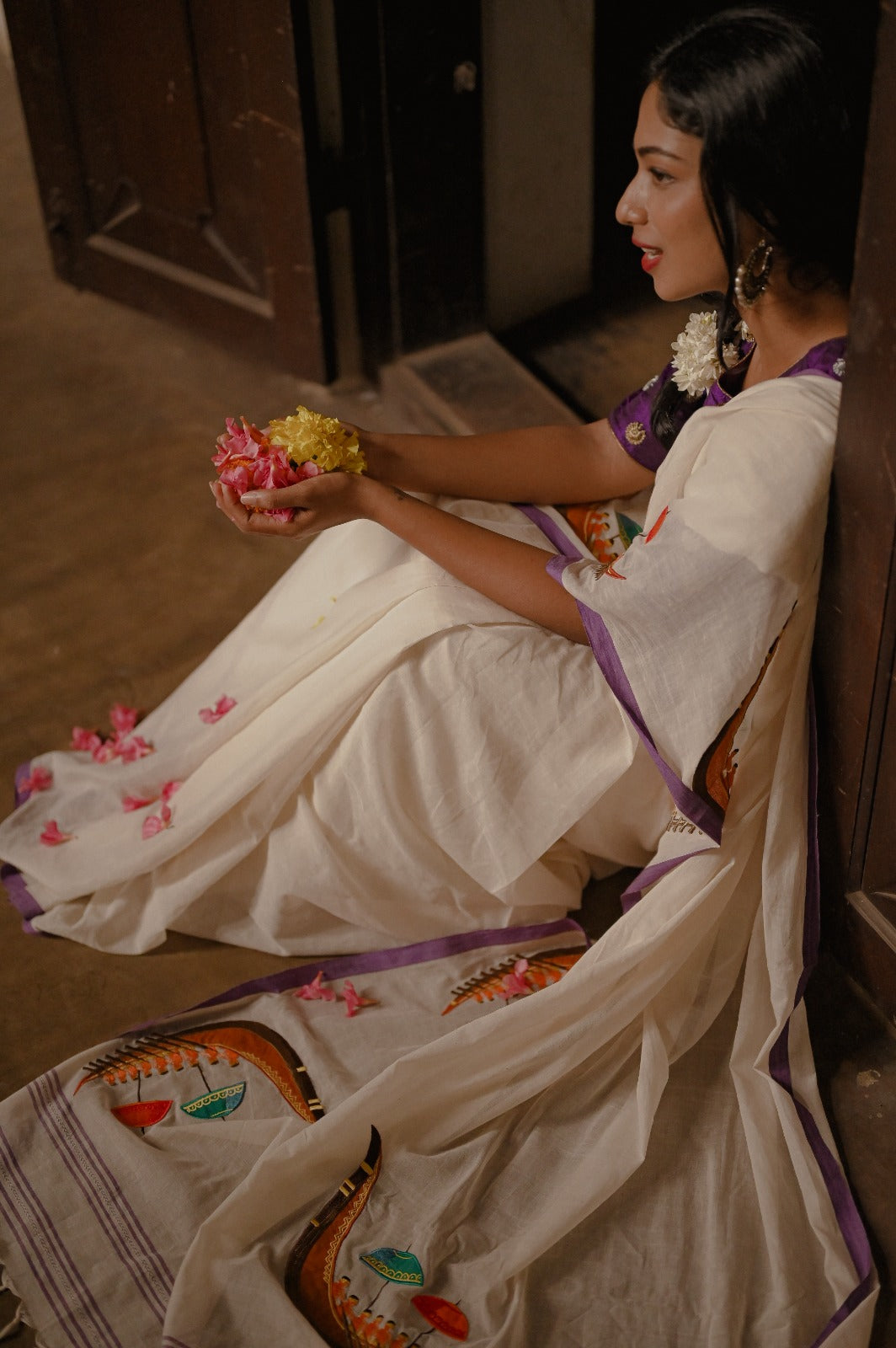 KERALA SNAKE BOAT SAREE