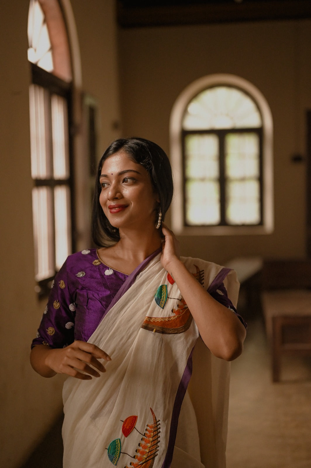 KERALA SNAKE BOAT SAREE