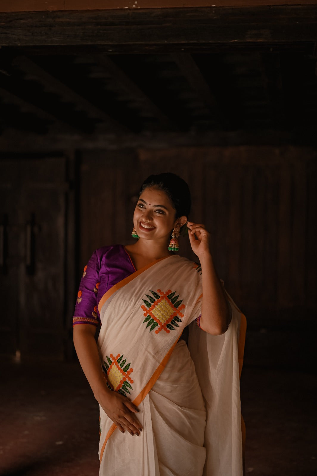 ONAM POOKKALAM SAREE
