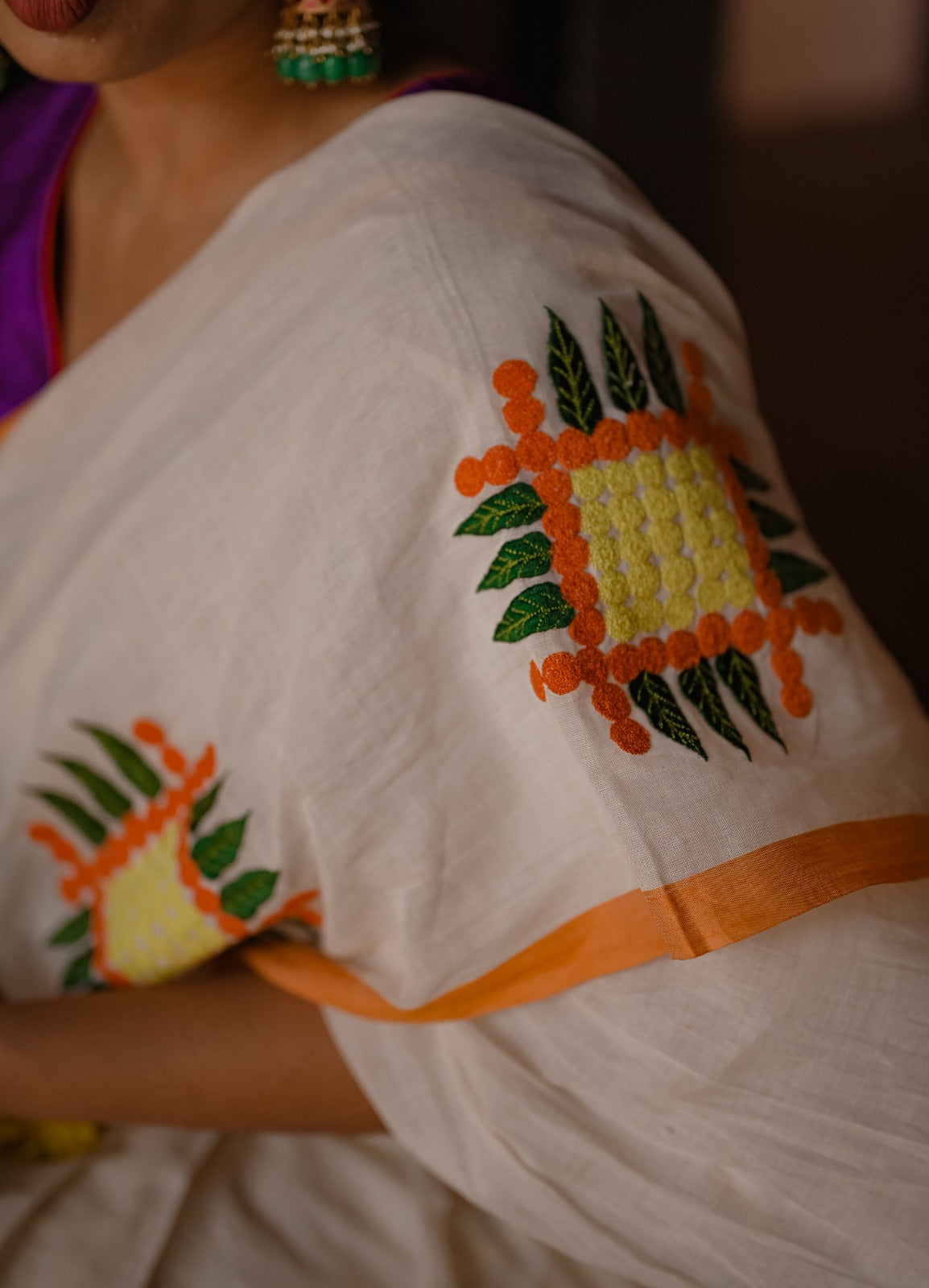 ONAM POOKKALAM SAREE