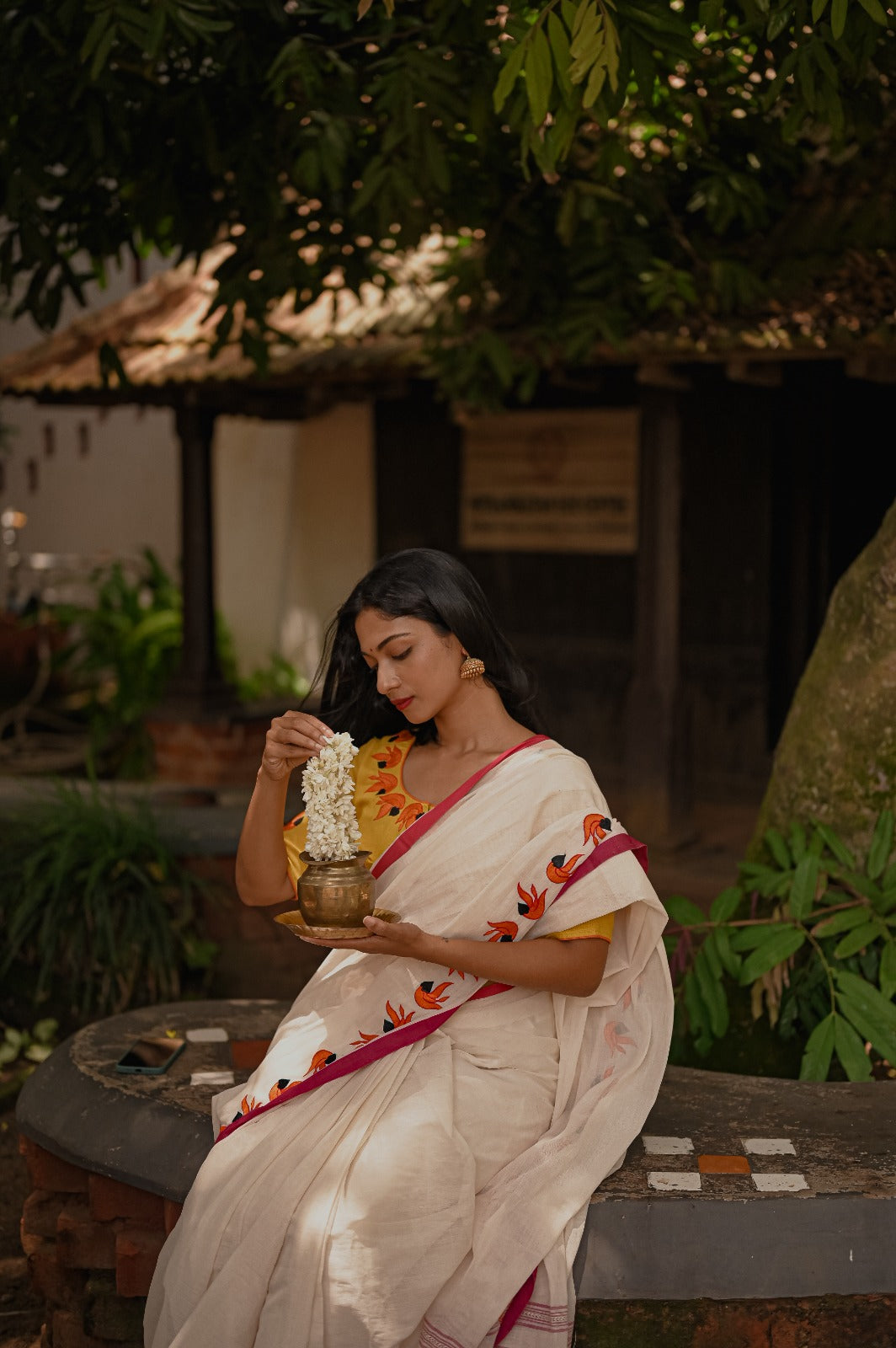 BACK CUT PALASH YELLOW BLOUSE