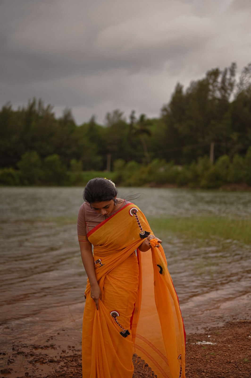 JADANAGAM (HAIR JEWELLERY) SAREE