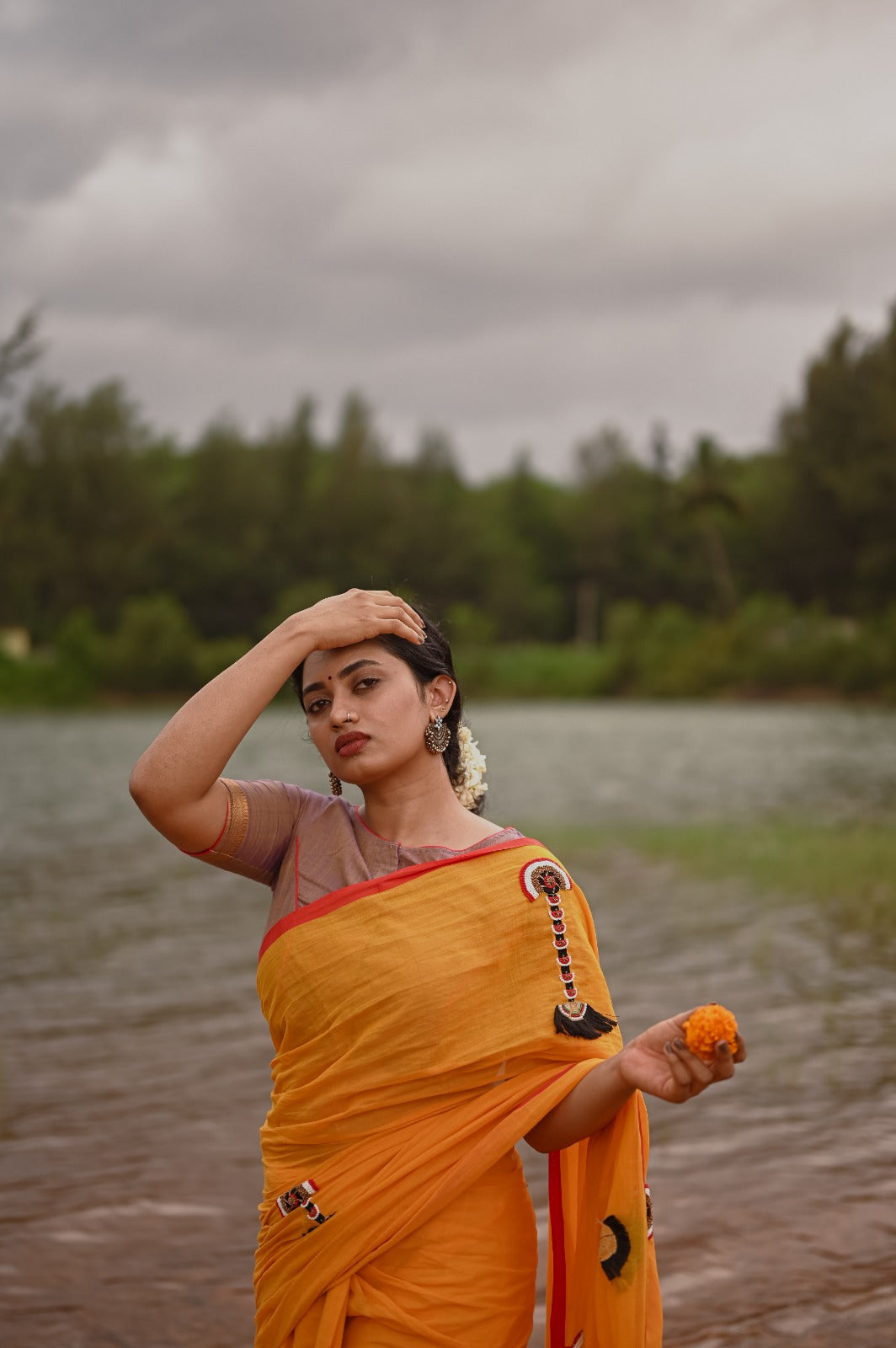 JADANAGAM (HAIR JEWELLERY) SAREE