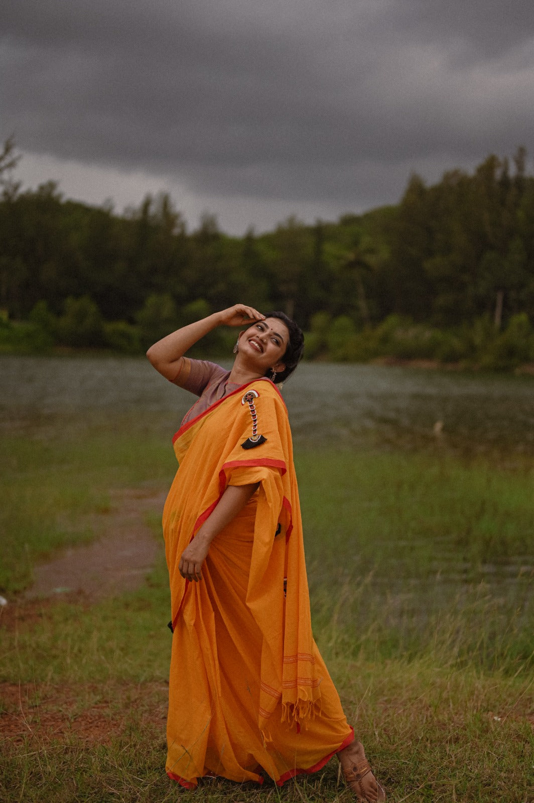 JADANAGAM (HAIR JEWELLERY) SAREE