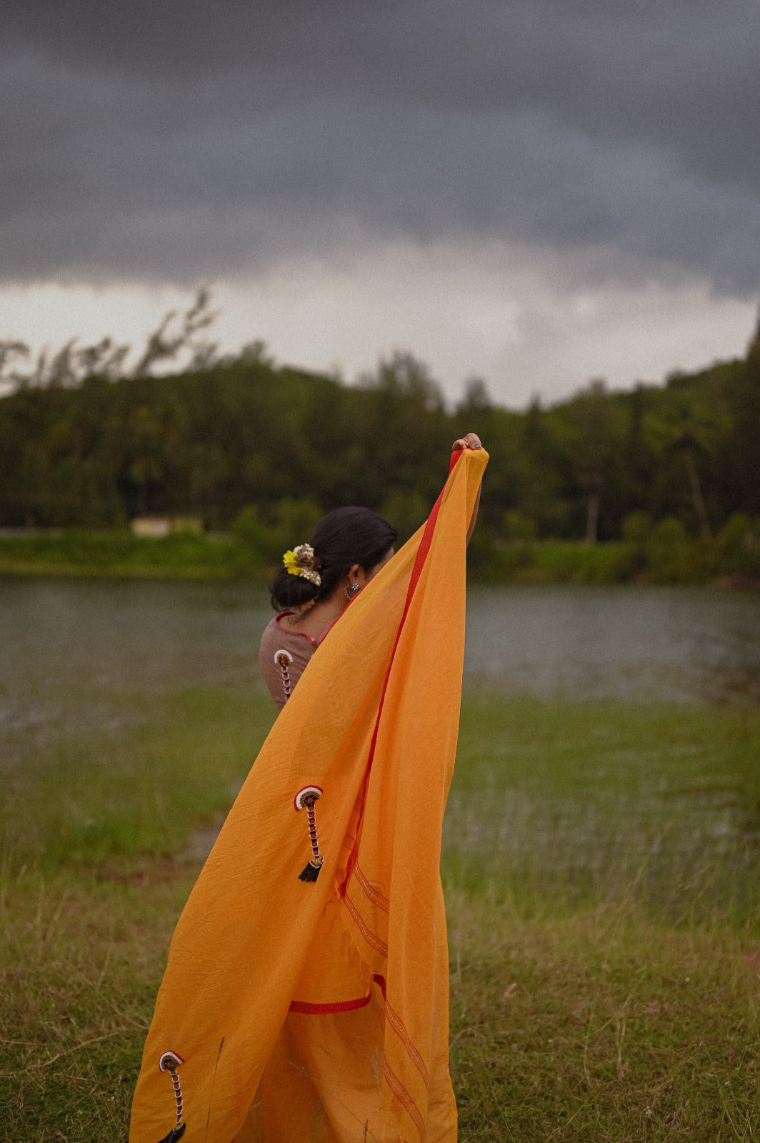 JADANAGAM (HAIR JEWELLERY) SAREE