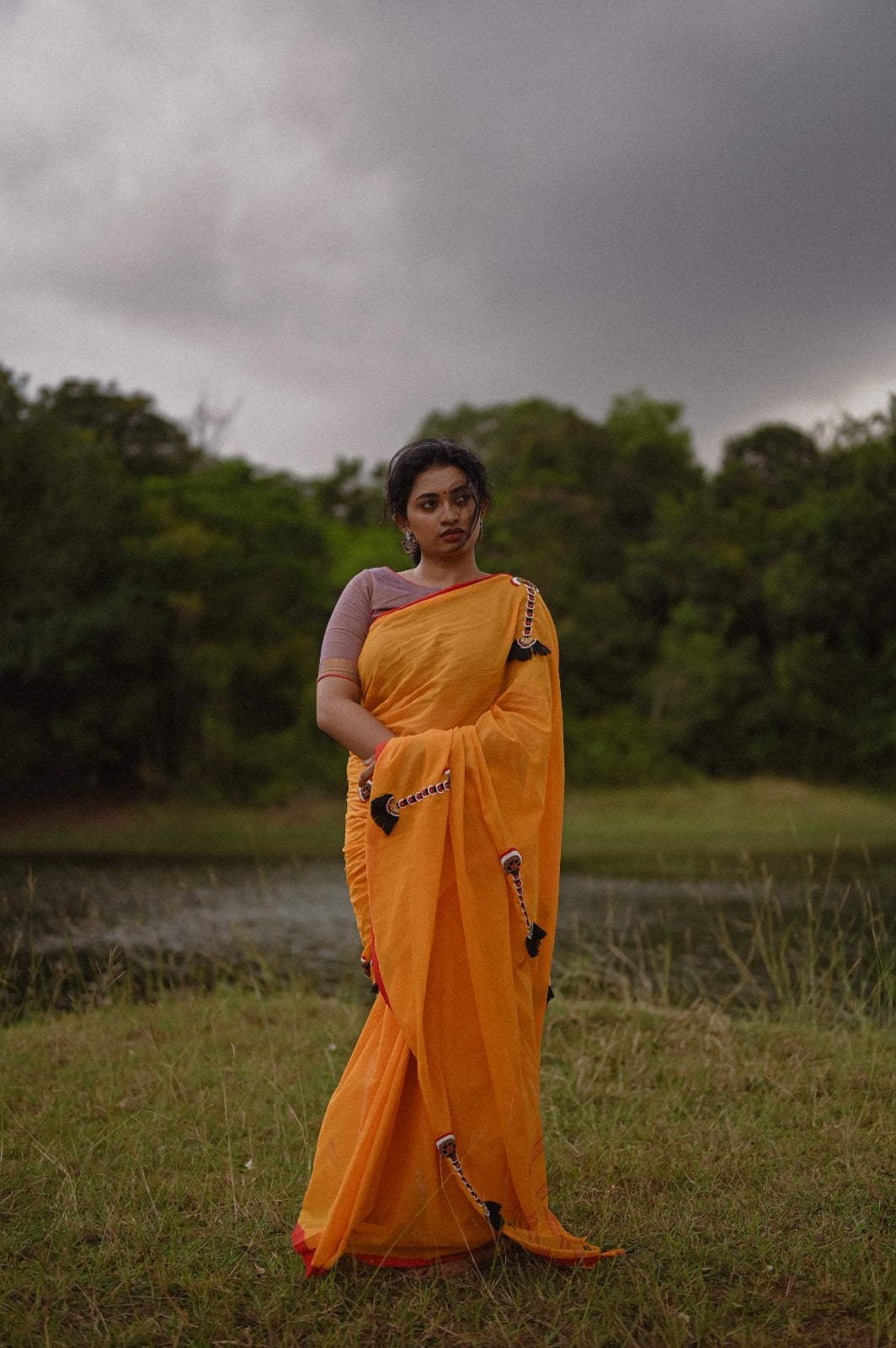 JADANAGAM (HAIR JEWELLERY) SAREE