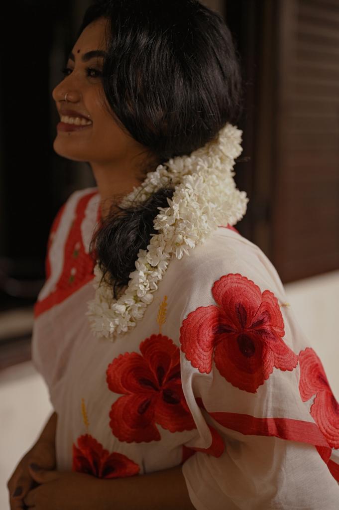 CHEMBARATHI (HIBISCUS) SAREE