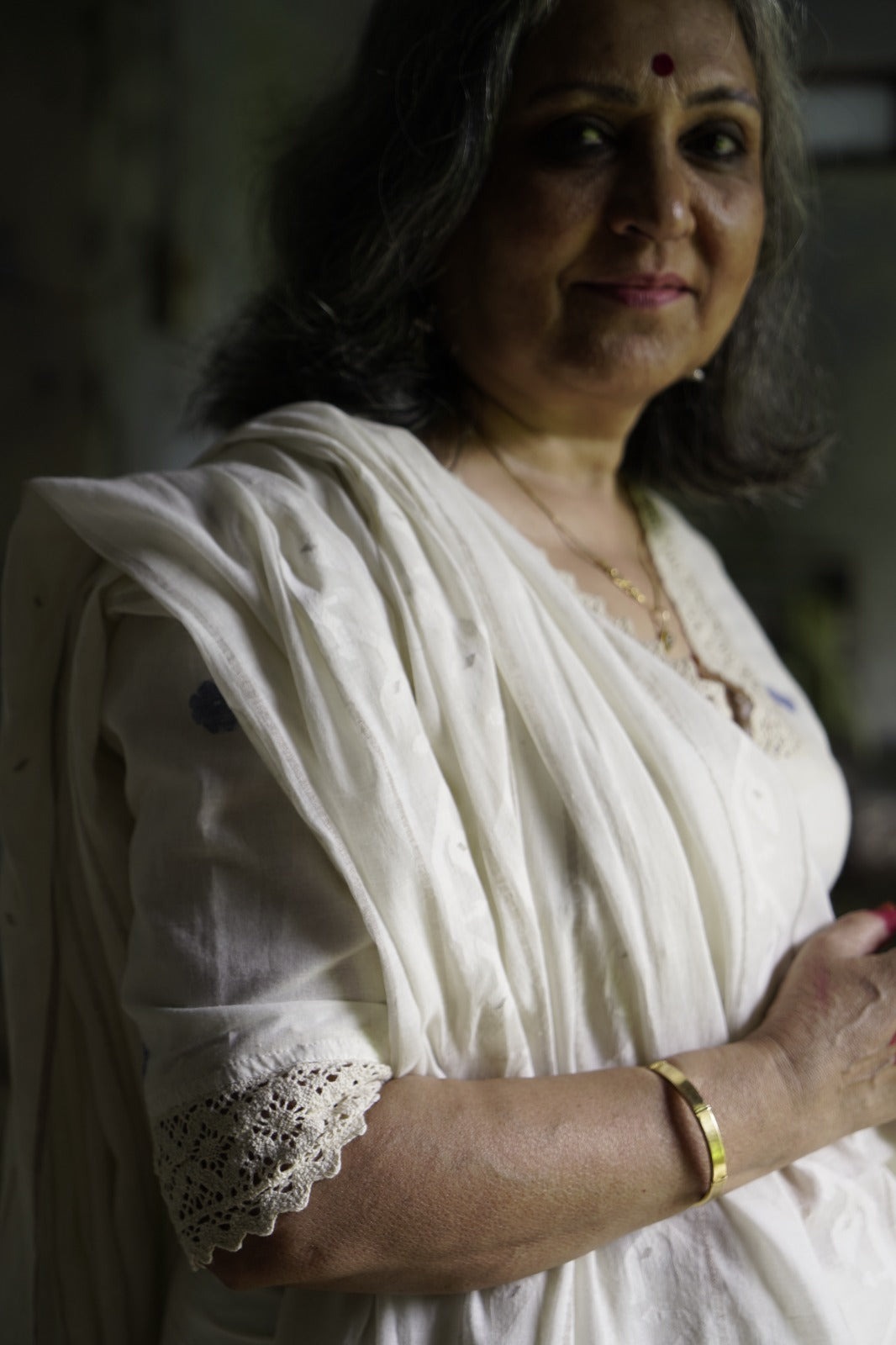 NEEL PHOOL JAMDANI BLOUSE