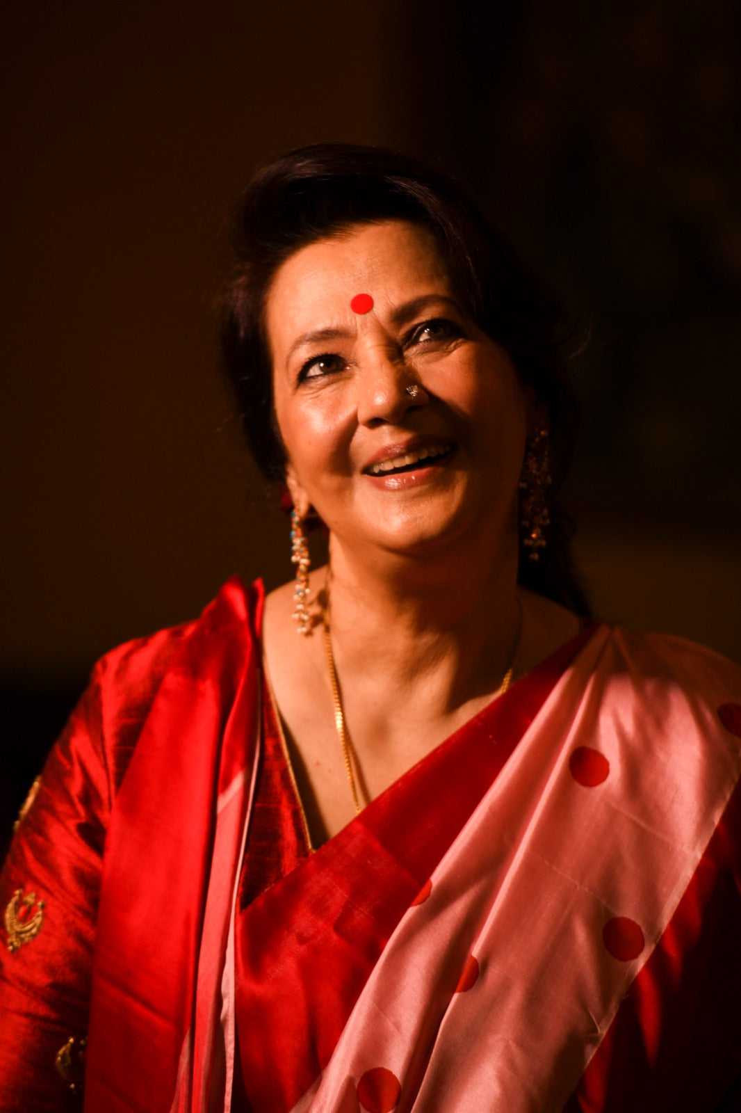 RED VELVET GOROD SAREE