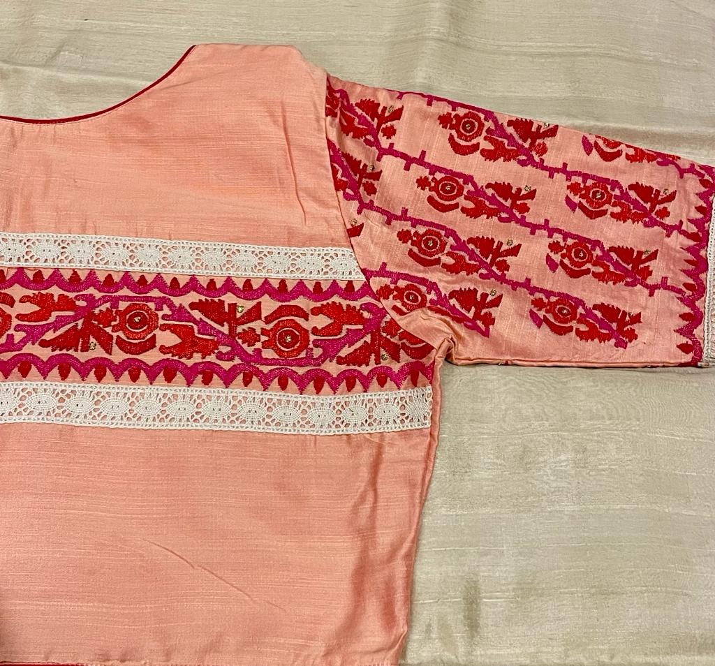 GOLAP BAGAN PEACH BLOUSE