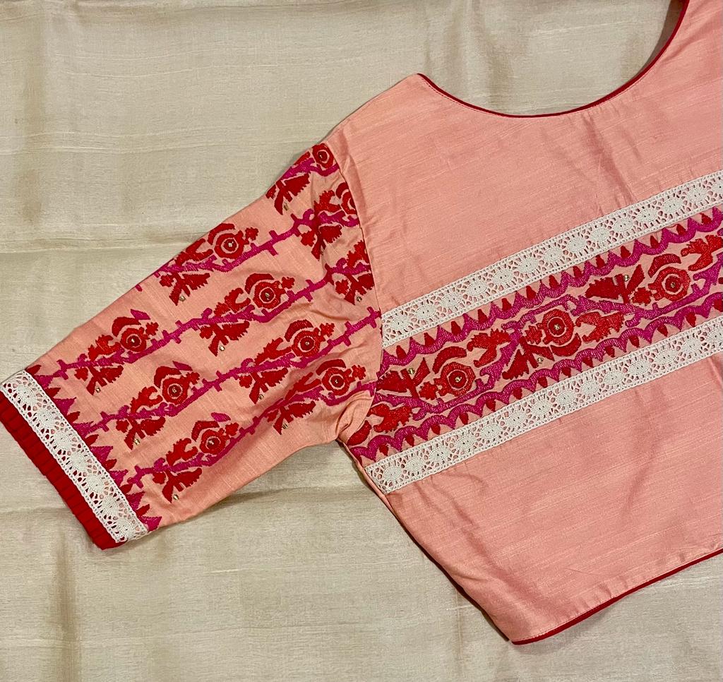 GOLAP BAGAN PEACH BLOUSE
