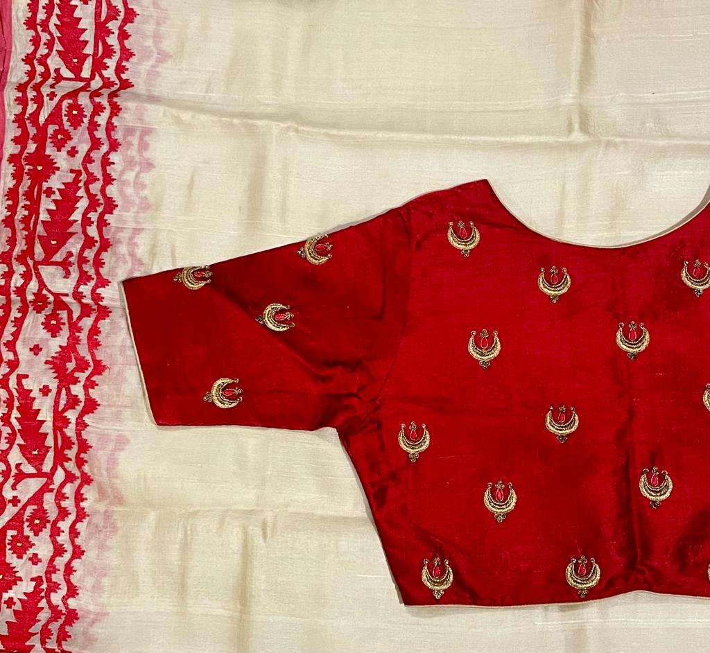 FLY ME TO THE MOON (MAROON) BLOUSE