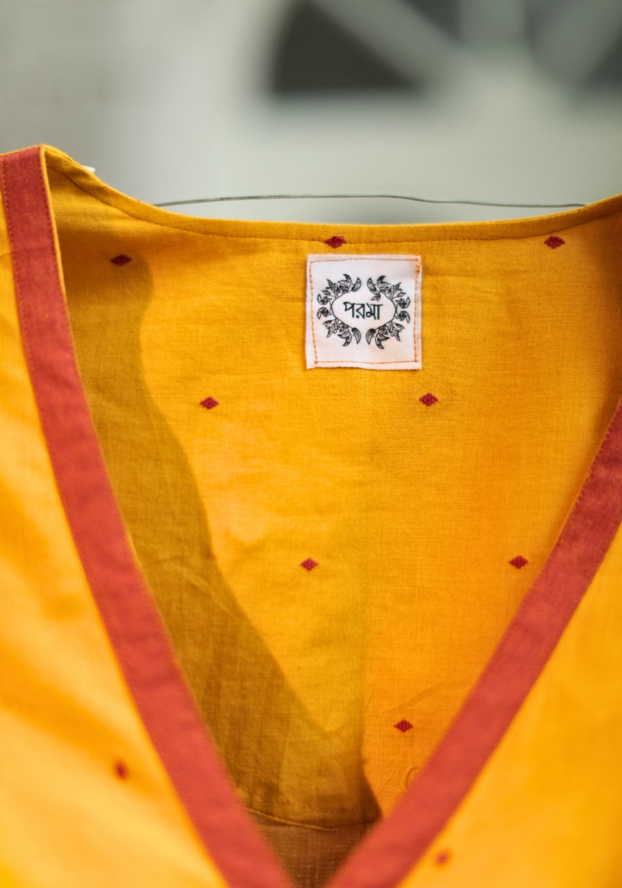 YELLOW KUTCH FULL SLEEVE BLOUSE