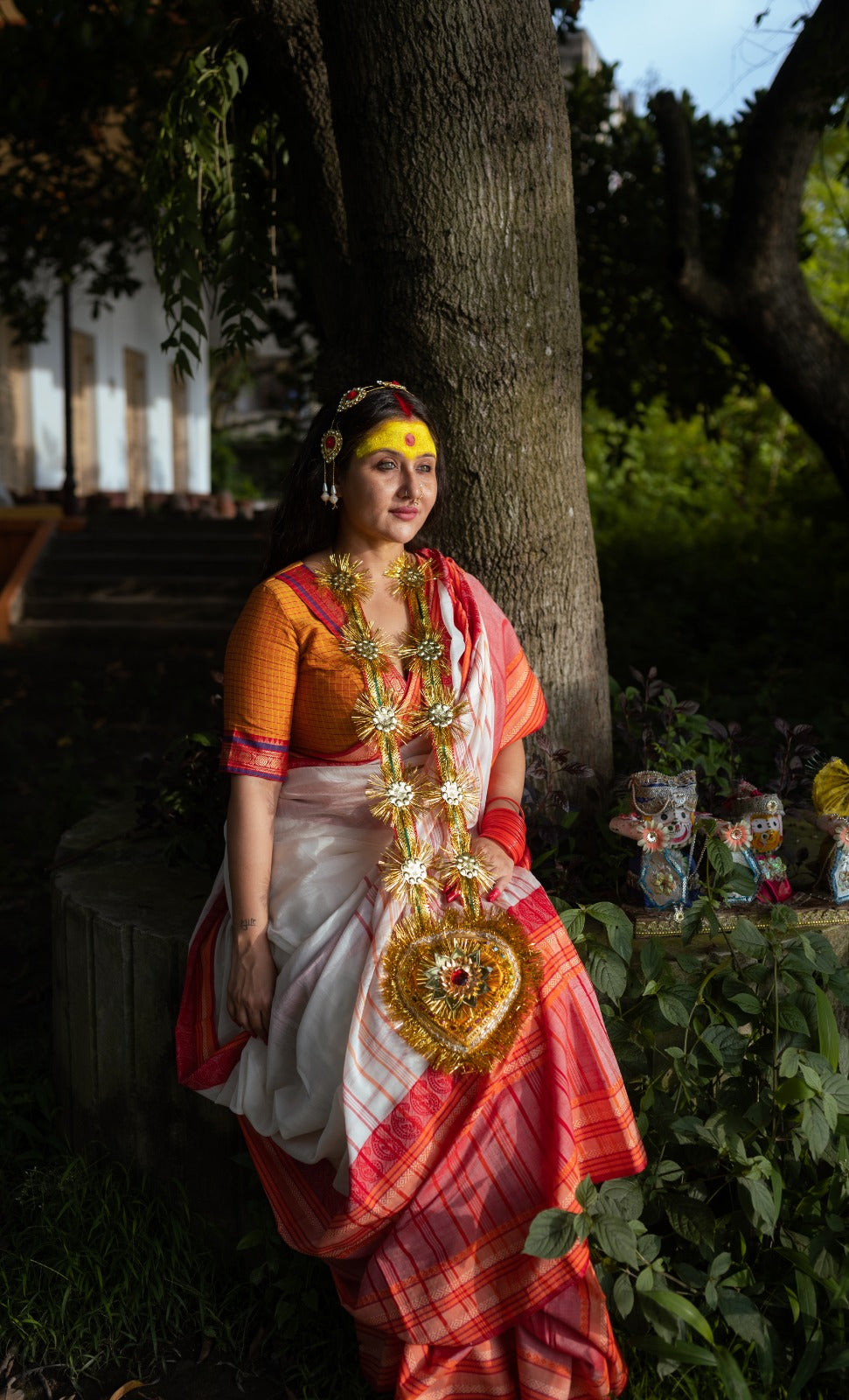 LAAL KOMOLA MAHA PAAR SAREE